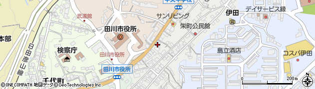 田川構内自動車株式会社　伊田営業所タクシー配車センター周辺の地図