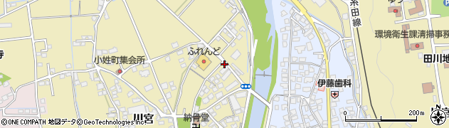 汐井川周辺の地図