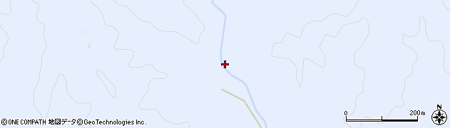 徳島県海陽町（海部郡）浅川（粟浦奥）周辺の地図