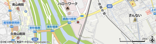 飯塚山田線周辺の地図