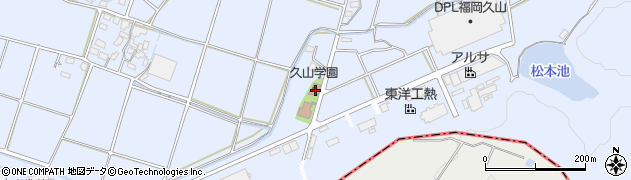 久山学園周辺の地図