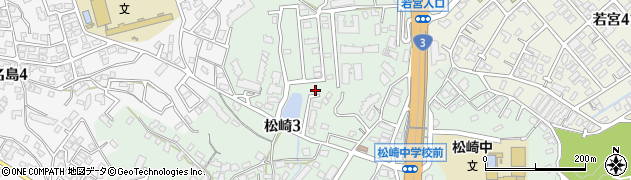 松崎1号公園周辺の地図