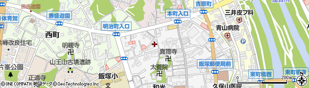 岡松青果店周辺の地図