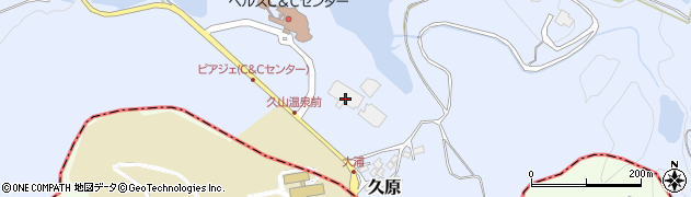 久山温泉周辺の地図