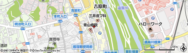 飯塚セントラル劇場周辺の地図