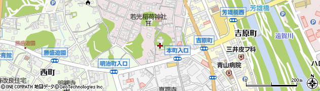 曩祖八幡宮社務所周辺の地図