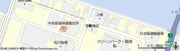 株式会社寺松商店　博多港物流センター周辺の地図