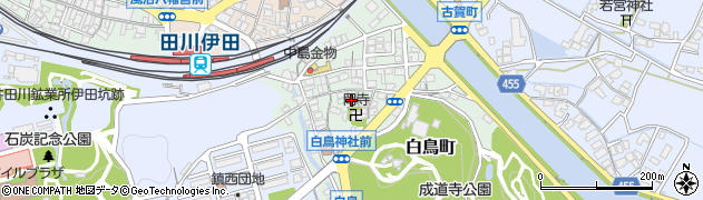 福岡県田川市白鳥町周辺の地図