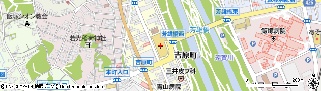 ミシンのアローズ飯塚店周辺の地図