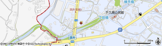 株式会社ウエスト久山店周辺の地図