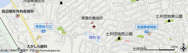 青葉台東公園周辺の地図
