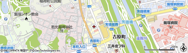 ほわいとうぃんぐ飯塚館周辺の地図
