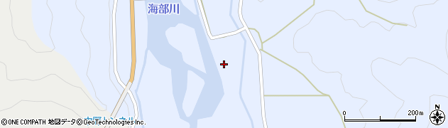 徳島県海陽町（海部郡）若松（裏屋敷）周辺の地図