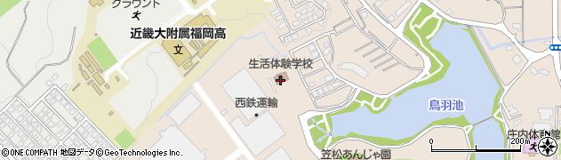 飯塚市役所　生活体験学校周辺の地図