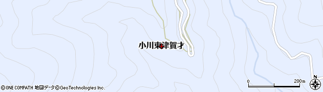 高知県いの町（吾川郡）小川東津賀才周辺の地図