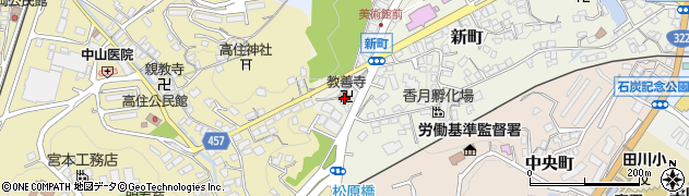 福岡県田川市新町9周辺の地図