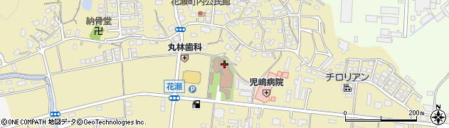 福岡県飯塚市花瀬周辺の地図