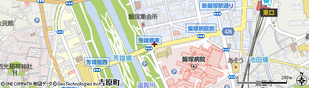 カギの１１０番飯塚周辺の地図