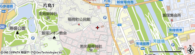 福岡県飯塚市宮町12周辺の地図