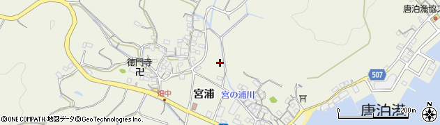 福岡県福岡市西区宮浦周辺の地図