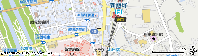 ＮＨＫ飯塚報道室周辺の地図