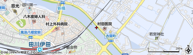 古賀町周辺の地図