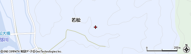 徳島県海陽町（海部郡）若松（山神後）周辺の地図