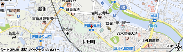 伊田郵便局 ＡＴＭ周辺の地図