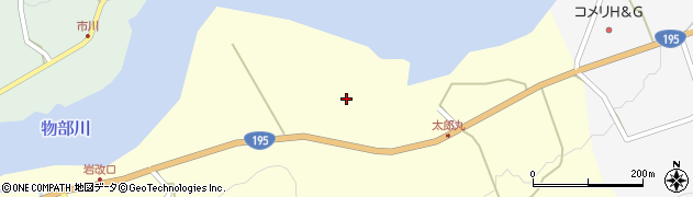高知県香美市香北町太郎丸522周辺の地図