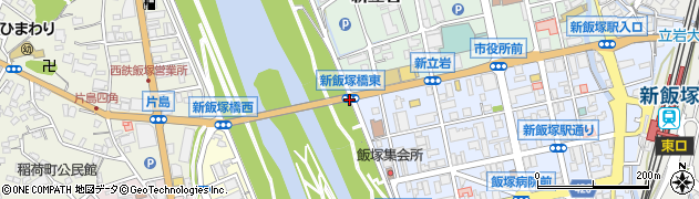 新飯塚橋東周辺の地図