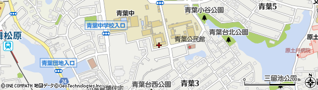 福岡市立東福岡特別支援学校周辺の地図