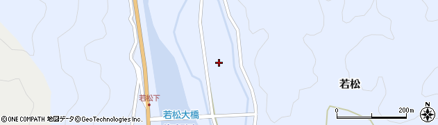 徳島県海陽町（海部郡）若松（大野）周辺の地図