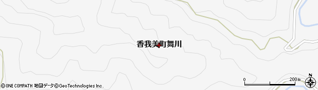 高知県香南市香我美町舞川周辺の地図