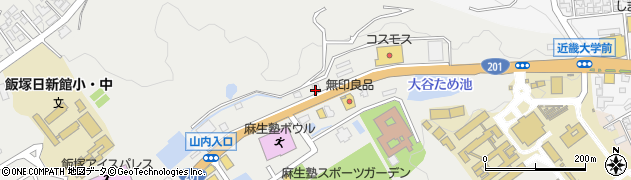 アラジン飯塚店周辺の地図