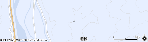 徳島県海陽町（海部郡）若松（土平）周辺の地図