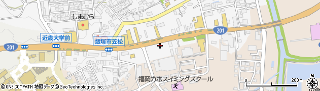 オリックスレンタカー飯塚店周辺の地図