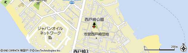 西戸崎公園周辺の地図