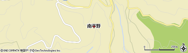 和歌山県那智勝浦町（東牟婁郡）南平野周辺の地図