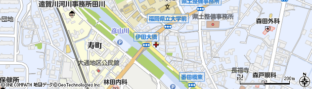 セブンイレブン田川伊田大橋店周辺の地図