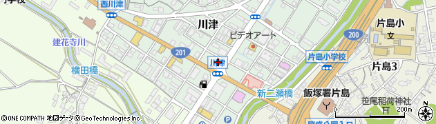 飯塚公証役場周辺の地図