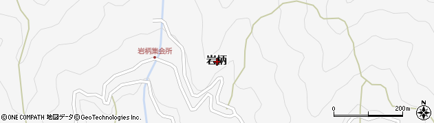 高知県吾川郡仁淀川町岩柄周辺の地図