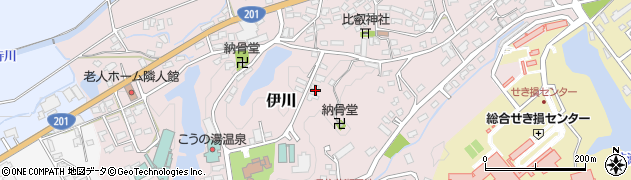 福岡県飯塚市伊川123-5周辺の地図