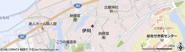 福岡県飯塚市伊川121周辺の地図