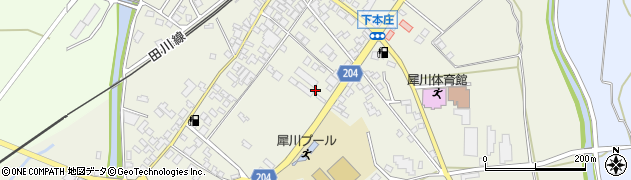 福岡京築農業協同組合　犀川アグリセンター周辺の地図