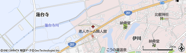 福岡県飯塚市伊川250周辺の地図