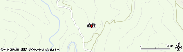 和歌山県東牟婁郡那智勝浦町直柱周辺の地図