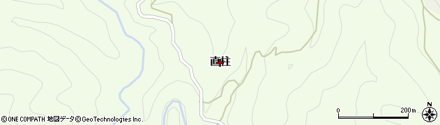 和歌山県那智勝浦町（東牟婁郡）直柱周辺の地図