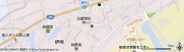 福岡県飯塚市伊川454周辺の地図
