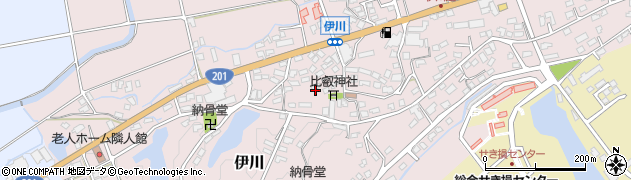 福岡県飯塚市伊川446周辺の地図