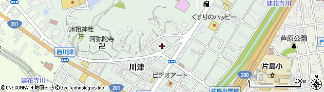 三和硝子株式会社本社周辺の地図